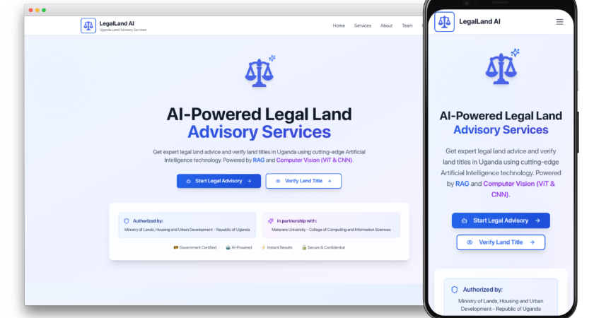 LegalLand AI – RAG & Computer Vision System